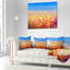 Coussin imprimé floral abstrait-29600989-29600992