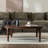 Black walnut solid wood end table-113571944
