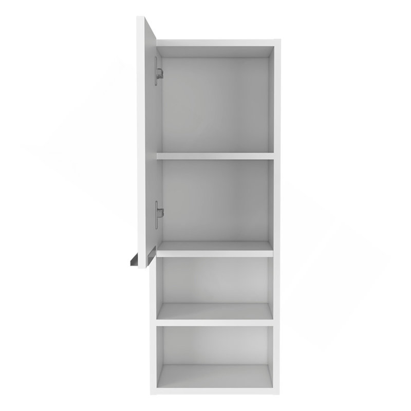 Armoire à pharmacie simple H 32 po, deux tablettes intérieures, deux tablettes extérieures, blanc