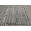 Tapis turc rétro tissé à la main dans des tons uniques avec un motif à rayures bohémiennes pour un look chic brun / beige