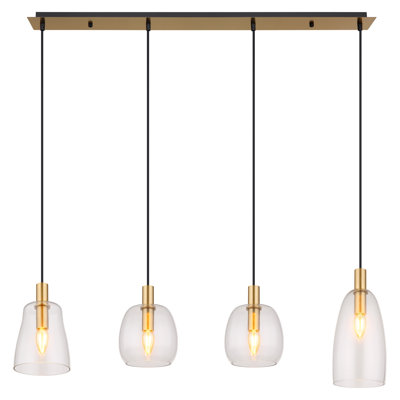 Hailley 4-Light Linear Pendant Lamp Set