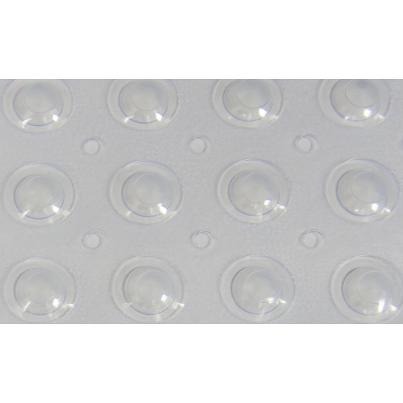 Tapis de douche géométrique antidérapant Tadlock, Blanc