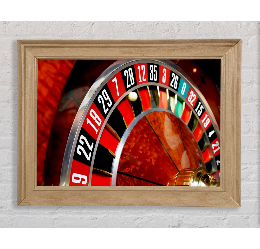 Roulette - Bilderrahmen Kunstdrucke