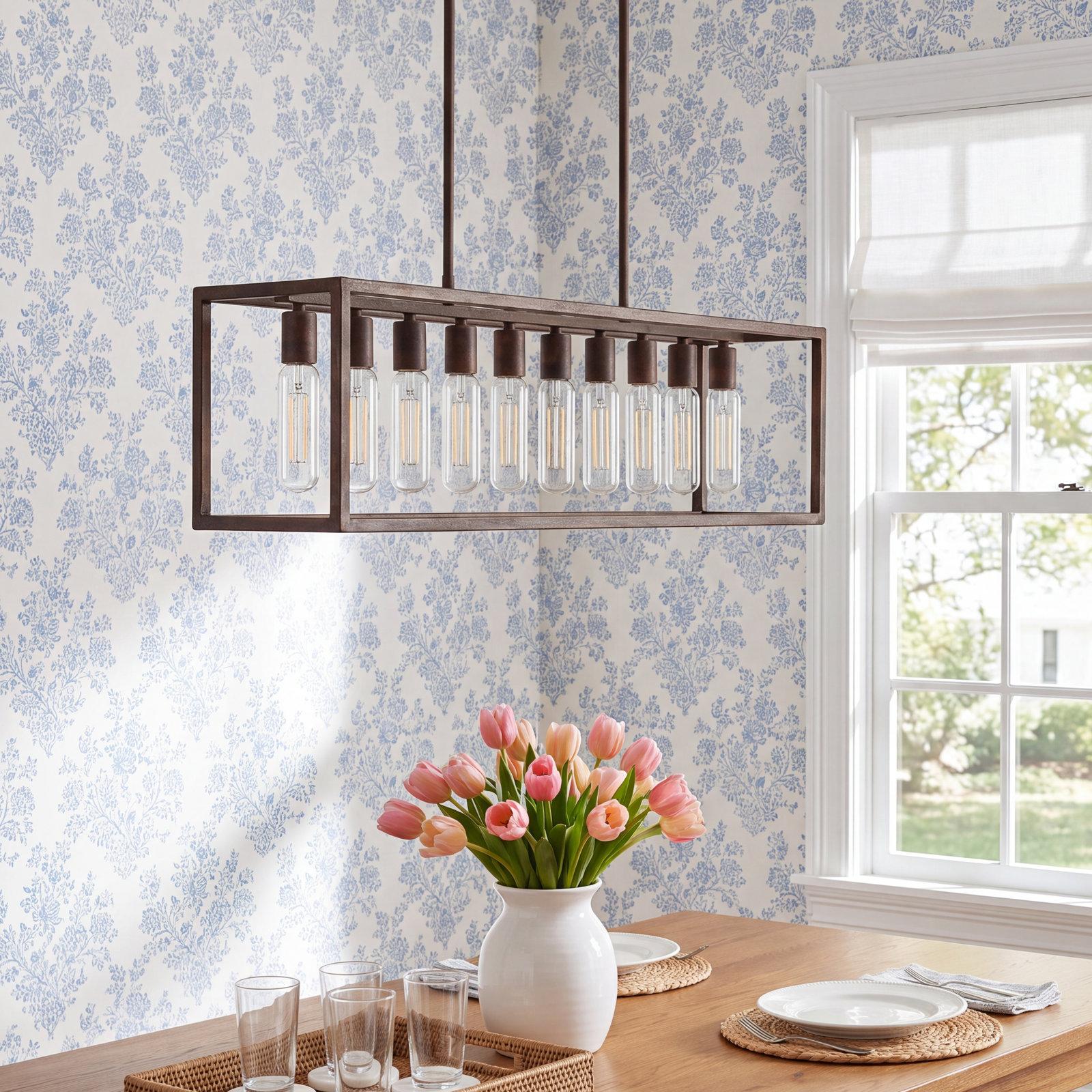 Branded Lamps 5W T10 Clear LED Edison Bulb, 3000 Kelvins