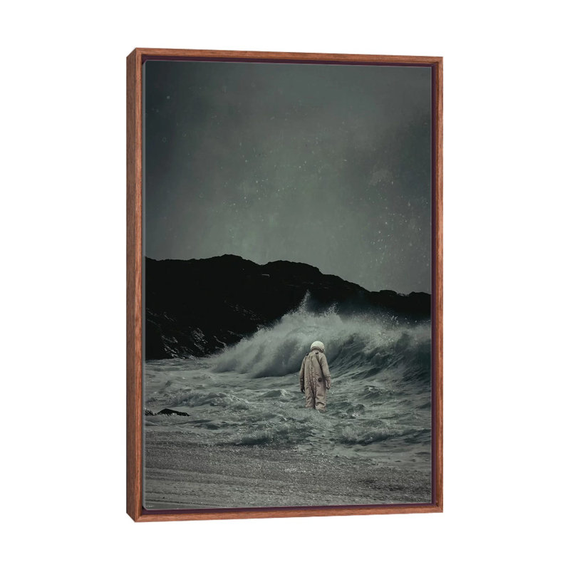 Drifter by Rob Hakemo - Print on Canvas, Classic Brown Wood Framed, 66.04 cm H x 45.72 cm W