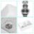Farmhouse Sink - 33 Inch White Ceramic Double Bowl 60/40 Farm Kitchen Sink