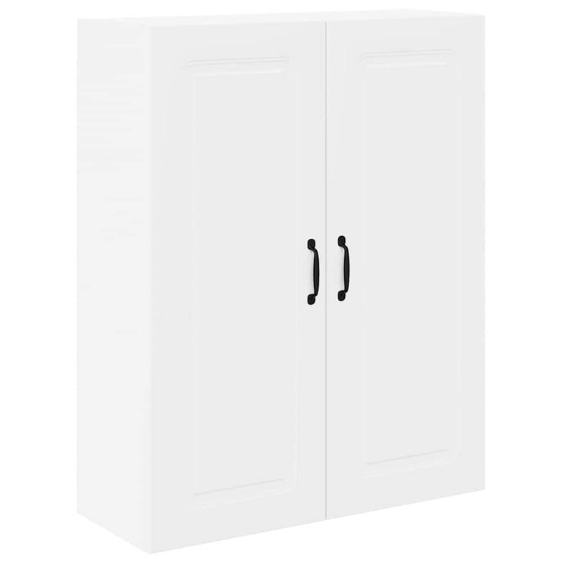 Vidaxl Kitchen Wall Cabinet With Shelf Sonoma Oak 80 X 31 X 100 Cm, 100cm H x 80cm W x 31cm D, White