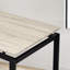Ensemble de salle à manger 5 pièces Pipkin, table rectangulaire avec structure en acier et quatre tabourets pour les petits espaces-310902264-310902270