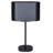 Acima 1 Light Table Lamp Matte Black Finish and Metal Shade-942465335-942465334