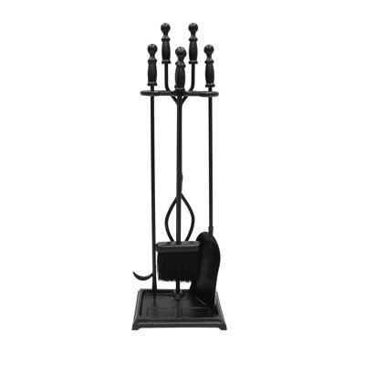 Verrett Iron Fireplace Tool Set