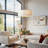 Presidio 5-Light Dimmable Chandelier with Drum-shaped Fabric Shade & Adjustable Height-47987031