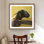 Young ram - Livingroom Animals, reproduction encadrée avec passe-partout