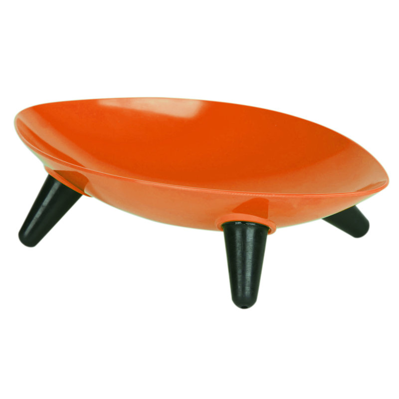 Bol pour chien Pet Sculpture, Orange