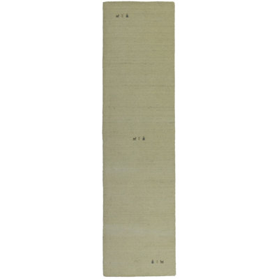 Oatmeal Tribal 3X10 Lori Gabbeh Oriental Area Rug