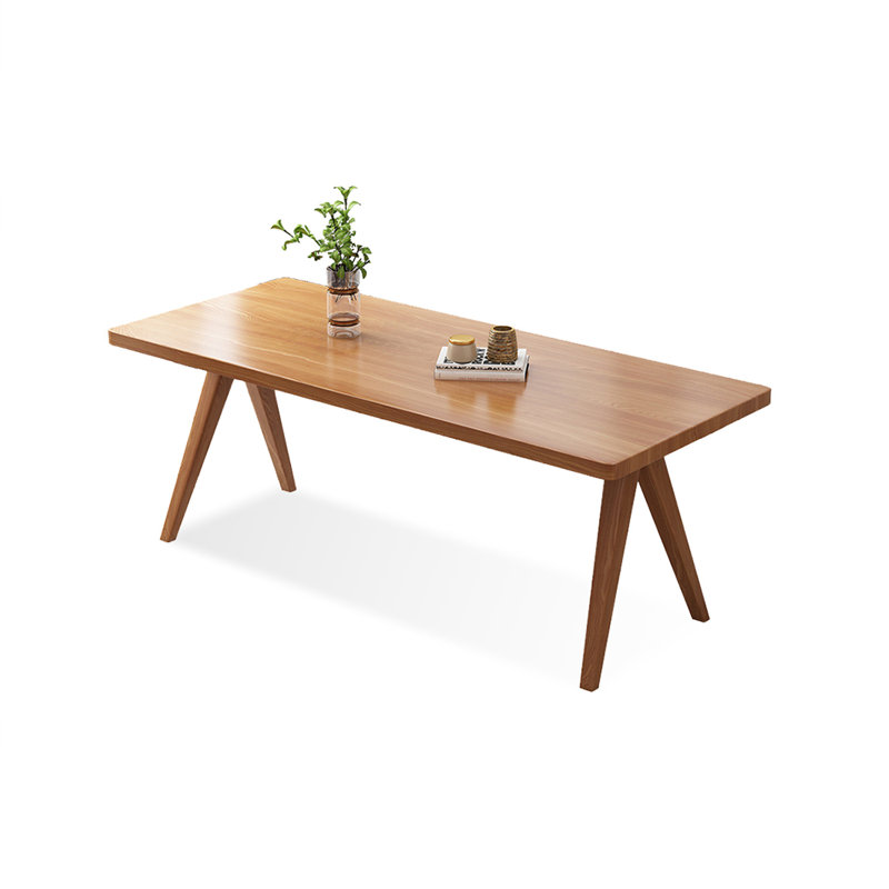 Table de salle à manger Burlywood, 29.53"H  x 70.87"L x 31.5"W