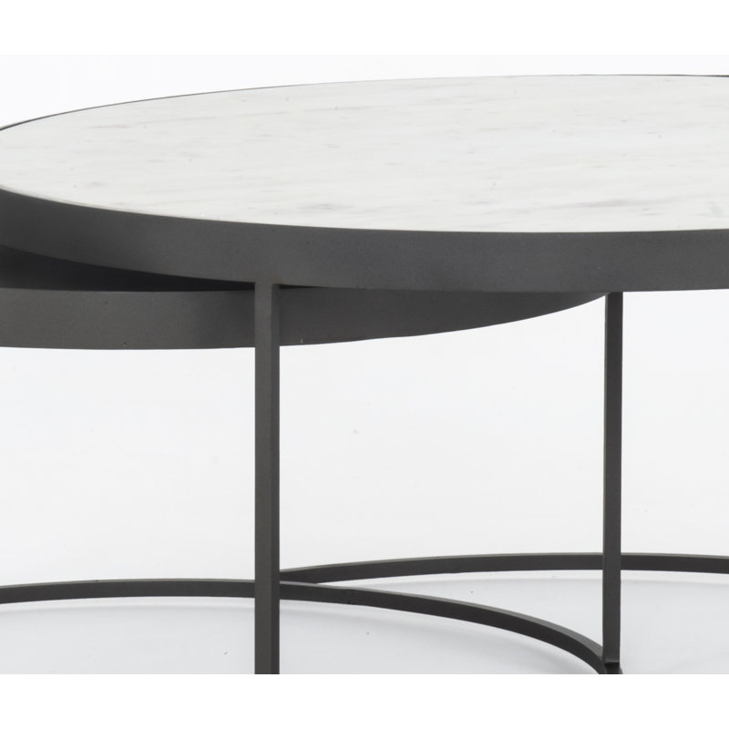Evelyn Marble Nesting Coffee Table