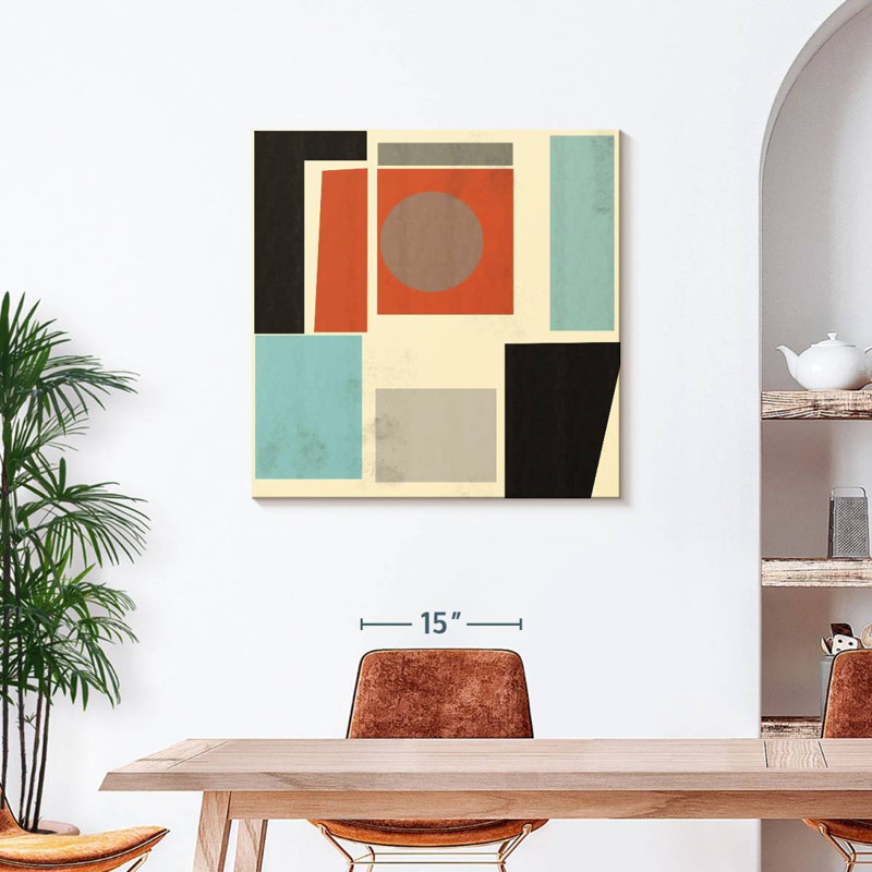 A Geometric Harmony, 36" H x 36" W