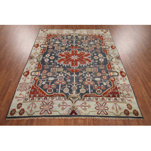 One-of-a-Kind 9' 9'' X 8' Cotton Area Rug in