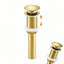 Drain escamotable en acier inoxydable pour salle de bain sans trop-plein (1 pièce)-107928615
