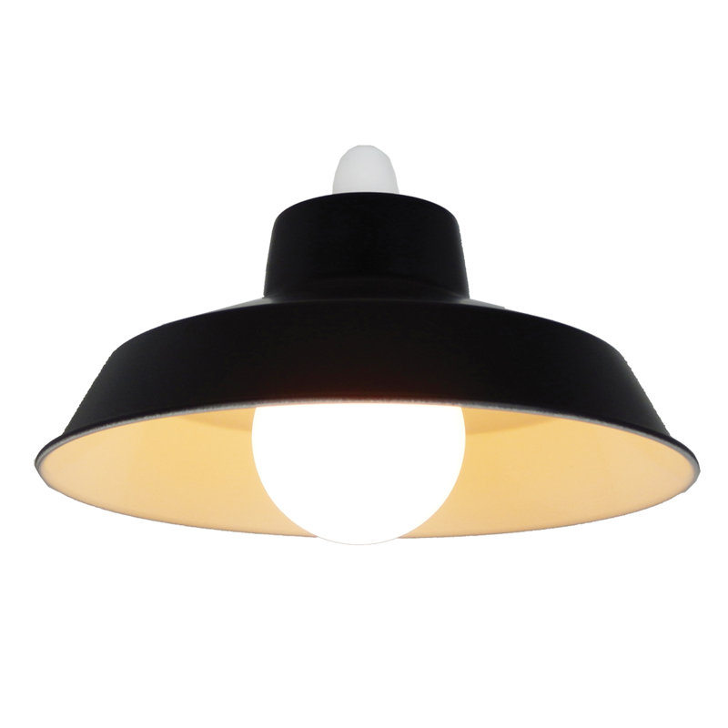 Metal Bowl Pendant Shade ( Screw On ), 15.6cm H x 36cm W x 36cm D, Navy Blue