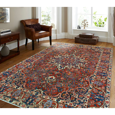 Khusbu Sarafian Kizza Red Rug