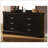 Louis Philippe III Black Finish Dresser