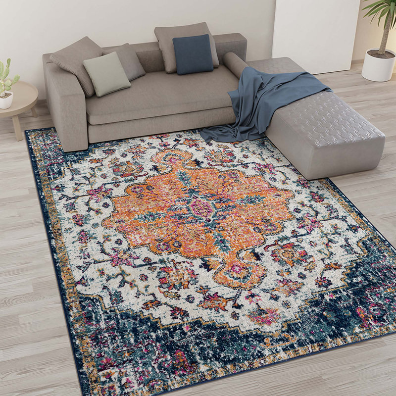 Tapis tissé Boho Medallion