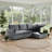84.65" L Shaped Chaise Lounge Sectional Sofa With Reversible Chaise-769707186