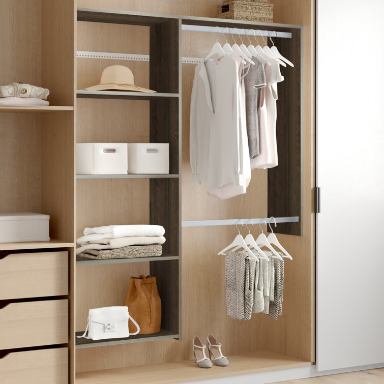 Grid 48'' - 96'' Closet System (Can Be Cut To Fit)