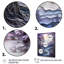 «Mauve Winter River Landscape Collage III», art mural paysage d'hiver-1560787978-1560788222
