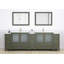  Ensemble de meuble-lavabo double 108 "avec miroir 108"-106870224