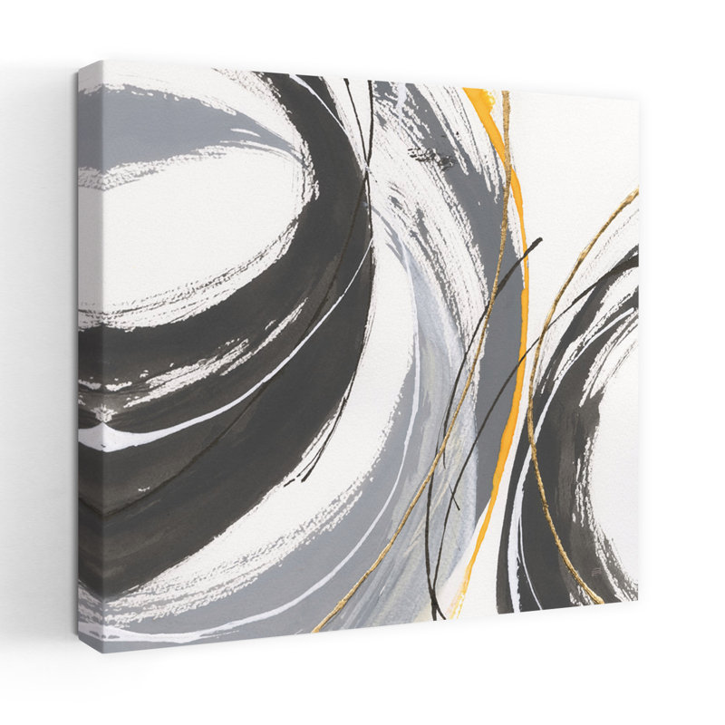 Art contemporain abstrait, H 18 po x l 18 po
