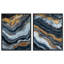 «Acrylique Flow Duo», ensemble de reproductions d'art encadrées par Art Remedy, cadre argenté, 16 x 20-1980649826-1980650131