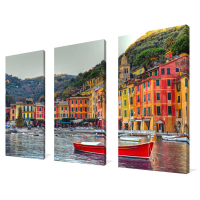 " Portofino, Italy II " 3 - Pieces