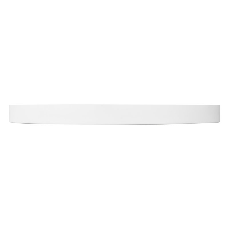 Nix 15-in Black dimmable LED Flush Mount, White/Gold