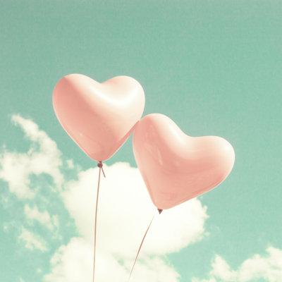 Two Hearts - Wrapped Canvas Print