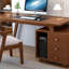 Bureaux rectangulaires en bois massif 55,12 po-107230908-107230906