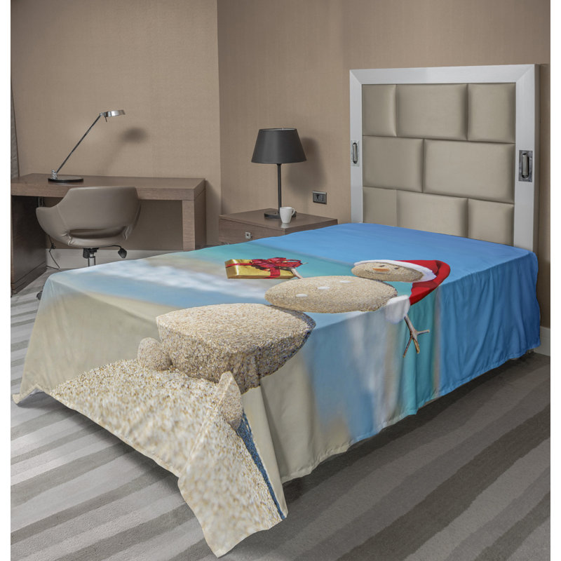 Microfiber No Pattern And Not Solid Color Flat Sheet, Twin Flat Sheet