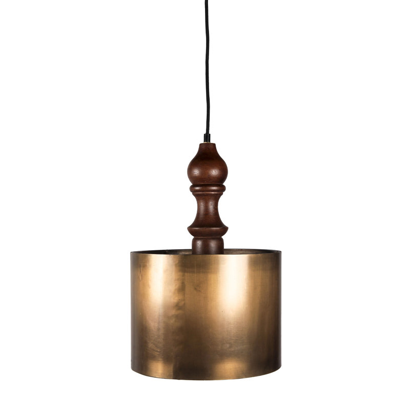 Usamah 1 - Light Bronze Cylinder Pendant