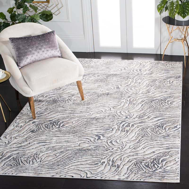 Ahnalise Performance Abstract Rug, Rectangle 8' x 10'