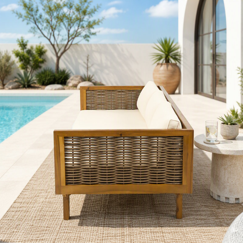 Canapé de patio, Beige