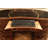 Walnut Kidney Shaped Desk With Leather Top