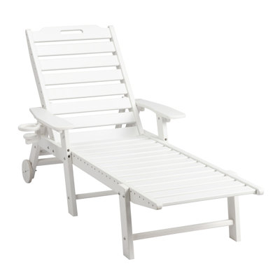 Reclining Single Chaise by Arlmont & Co.