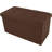 Folding Storage Ottoman - 30-Inch Tufted Footrest, Linen Chest, or Bench with Removable Bin for Living Room, Bedroom, or Dorm by Lavish Home (Brown)-1464514665