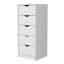 Commode 5 tiroirs Dillon, commode haute Dillon-1123098604