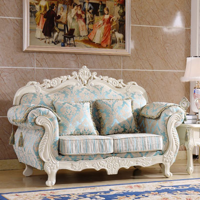 American-style light luxury fabric sofa