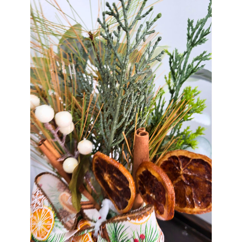 Arrangement de fausse soie en pot