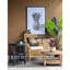 Traditional Wood Coffee Table With Shelf - Black Head And Construction