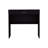 80 C Writting Desk, Compact Workstation with Drawer and Lower Shelf