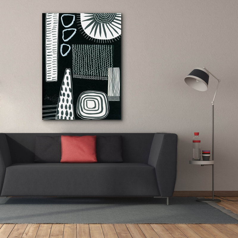 «B&W Fun IX» par Regina Moore, H 54 po x l 40 po x P 1,5 po